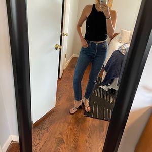 Re/Done Vintage Levi’s Mid-Rise Jeans sz 25